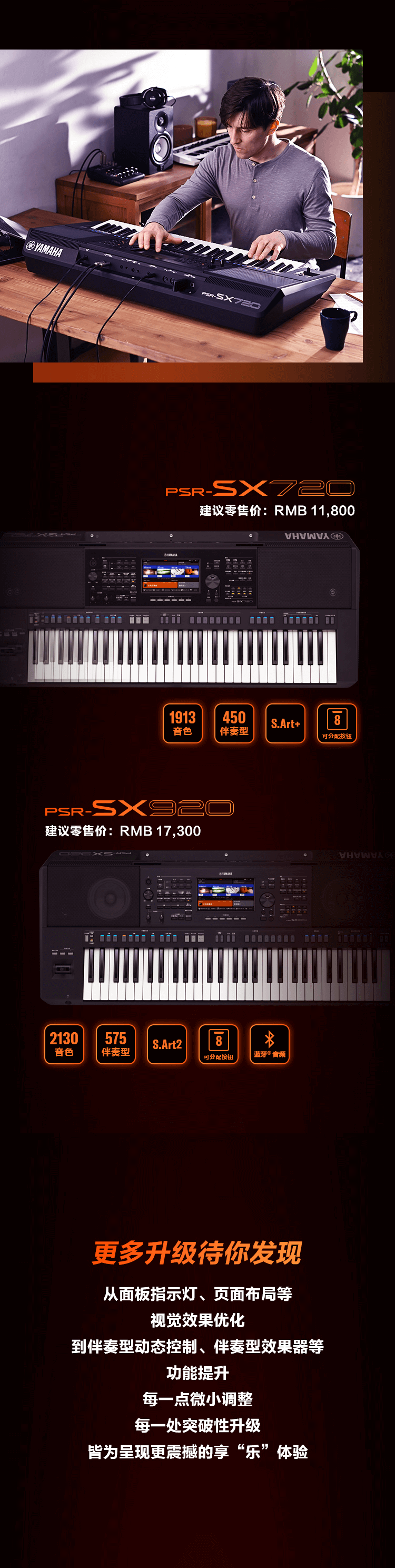 PSR-SX新品上市︱革新之作！开启中国音乐人创意之路
